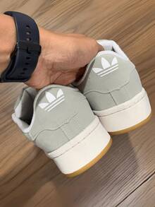 Traditional Men's Casual Tennis Shoes With Basic Straight Sole. - Xám - Xem 3