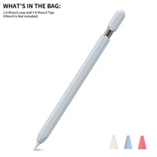Case Compatible With Apple Pencil Pro And 2nd Generation Case Cover Silicone Protective Sleeve Skin Accessories With 3pcs Apple Pencil Tips Cover