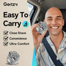 1pc High Power Electric Shaver, Bald Head Trimmer, Magnetic Floating Shaving Head, Ultra-Thin Dual Foil, Adjustable Gear, Type-C Charging, Compact & Portable, Men's Electric Razor, High-Quality Gift For Father's Day, Valentine's Day, Christmas - Multicolor - View 7