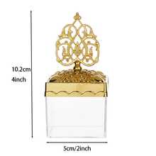 24pcs Mini Candy Boxes, Transparent With LIDS, Window-Style Electroplated Packaging Boxes, Suitable For Festivals, Birthdays, Weddings, Gender Revelation, Bridal Gift Parties, Christmas, Halloween, Easter, Party Dessert Display Boxes, Packaging Supplies - 金色 - 查看 6