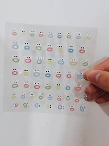 5 szt. naklejek dekoracyjnych na przyjęcie urodzinowe z motywem ust potwora, naklejki do zdobienia paznokci, upominki na imprezę