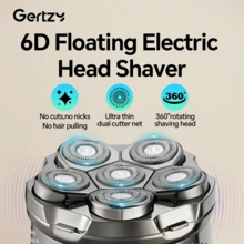 1pc High Power Electric Shaver, Bald Head Trimmer, Magnetic Floating Shaving Head, Ultra-Thin Dual Foil, Adjustable Gear, Type-C Charging, Compact & Portable, Men's Electric Razor, High-Quality Gift For Father's Day, Valentine's Day, Christmas - Multicolor - View 3