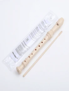 1pc Alto/Soprano Recorder For Beginners, 8-Hole Flute With Cleaning Rod, ABS Material Musical Instrument - Multicolor - View 16