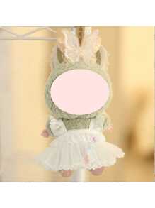 1 件适合 17 厘米娃娃的连衣裙，裙子服装