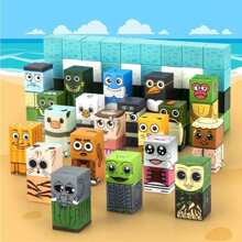 20pcs Magnetic Building Blocks - Incredibox Game, Stacking Construction Toy, Educational Puzzle Toy, Sensory Toy Suitable For 3-8 Years Old Kids (Girls And Boys), Great Gift For Birthday And Easter