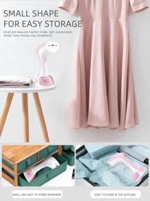 1个手持式挂熨斗，迷你电熨斗，便携式家用熨烫机，即时高温熨烫，智能温控保护，平熨/挂熨二合一，光滑大面板，多档速度调节，熨烫不伤衣物，适用于居家、旅行、出差等多种场合，轻松抚平衣物褶皱，即刻熨平，打造精致生活