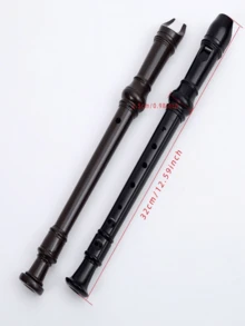 1pc Alto/Soprano Recorder For Beginners, 8-Hole Flute With Cleaning Rod, ABS Material Musical Instrument - Multicolor - View 4