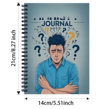 49-Page Mental Health Journal – Anxiety & Stress Relief Tracker With Self-Care Prompts & Mindfulness Worksheets | Daily Wellness Companion For Emotional Clarity & Personal Growth