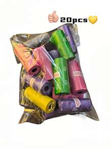 Leak-Proof Pet Waste Bags-10/20/40/50Rolls | Thick, , Odor-Control For HygienicFood & Pet Cleanup