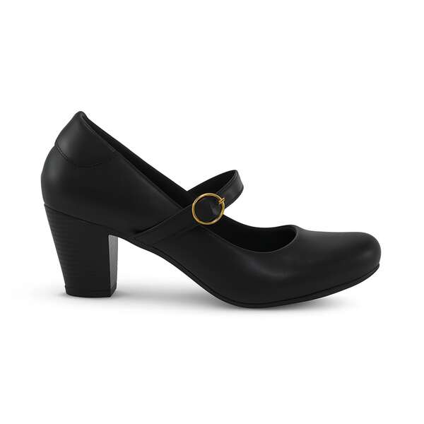 Sapato Scarpin Feminino FootFlex Salto Médio Confortável