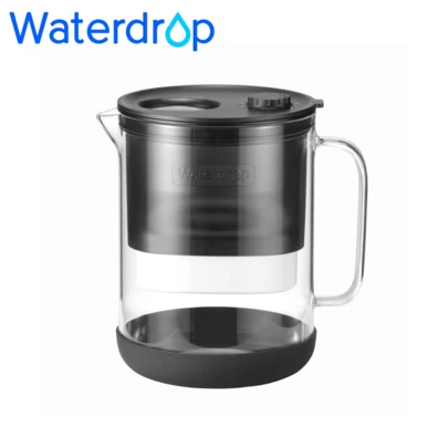 Waterdrop Water Filter Pitcher, 1.5L Water Filter Pitcher With 2-Month Filter, NSF 53&42&372 Certified, Reduces /, Chlorine, Cadmium, Copper, Mercury, WD-PT-72B