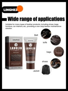 Schuh-, Taschen-, Stuhl-Pflege Wachs Öl & Politur Serie, Lederpflege, echter Lederreiniger, Braun/Weiß/Schwarz