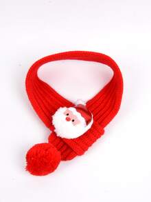 Christmas Pet Scarf - Dog And Cat Holiday Scarf, Santa Claus And Snowman Pattern, Hand-Wash Polyester Material, A Gift For Your Beloved Pet On This Festive Occasion Suitable For Small And Medium-Sized Dogs And Cats With A Neck Circumference Up To 13.78 Inches - Multicolor - View 17