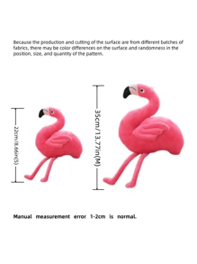 逼真的火烈鸟毛绒玩具柔软毛绒填充动物火烈鸟枕头卡哇伊毛绒房间装饰儿童生日礼物圣诞礼物