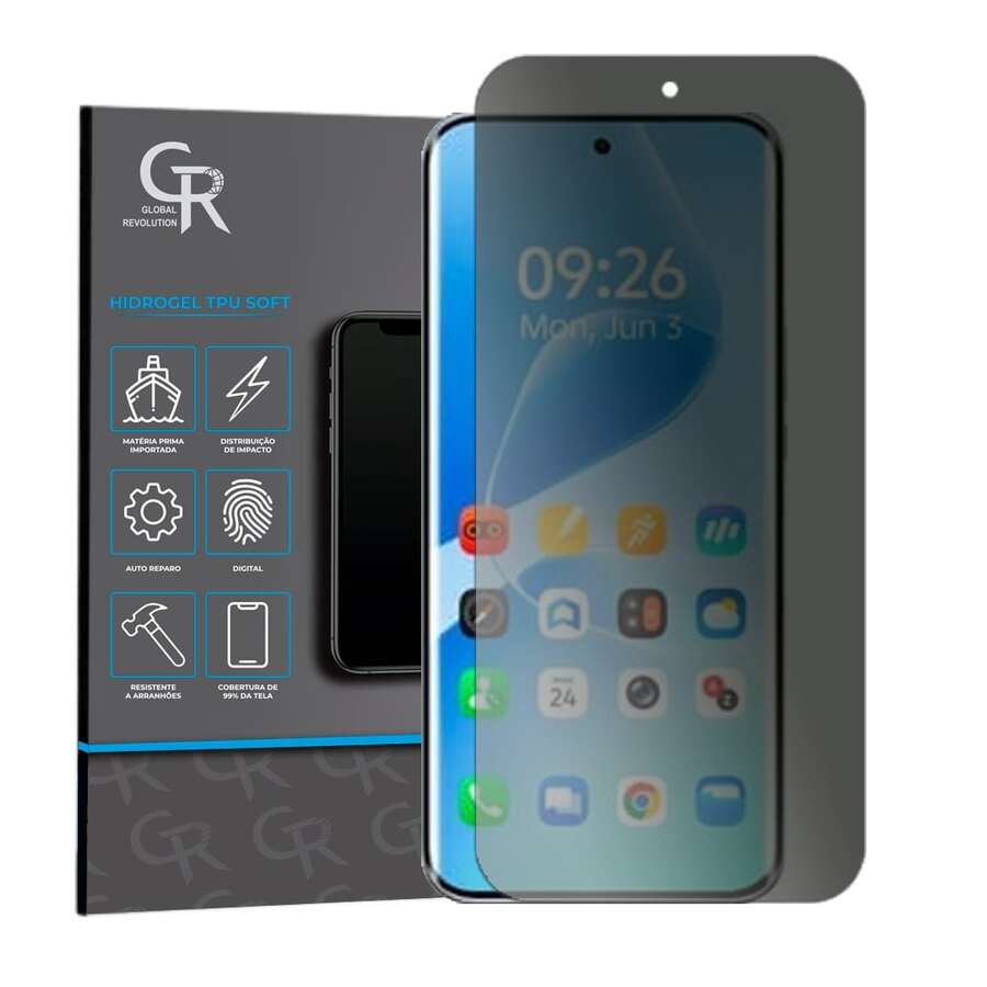 Película Hidrogel Privacidade Para Infinix Hot 60 Pro Plus - Multicolorido - Visão 1