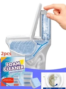 12pcs Toilet Cleaner - Contains Cleaning Ingredients That Help Remove Stubborn Urine Scale, Limescale, Rust Stains And Other Persistent Dirt, Making The Toilet Interior Cleaner, With A Light Fresh Lemon Scent