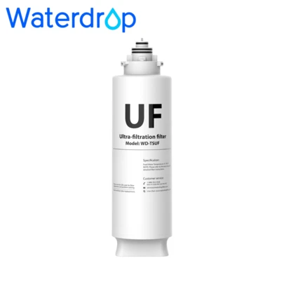 Waterdrop TSUF Ultra-Filtration Undersink Water Filter, Replacement For Waterdrop TSU-W 3-Stage Ultra-Filtration Undersink Water Filter System, 0.01 Micron, 15,000 Liters High Capacity. 1 Pack