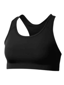 Kit 3 Women's Swim Top With Thick Straps, Suplex Basic, Smooth, Without Pads For The Gym - màu đen - Xem 2