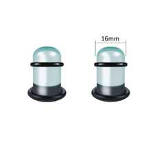 SWANJO 2 件玻璃耳塞拉伸套件短锥形扩张器 1.6-16 毫米拉伸耳道和耳塞身体穿孔饰品 - Glass - 查看 8