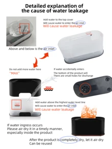 1pc Fragrance Diffuser, Essential Oil Diffuser, Aroma Diffuser With 7-Color Flame Simulation Night Light, Suitable For Office, Living Room, Bedroom, Yoga Studio, Car