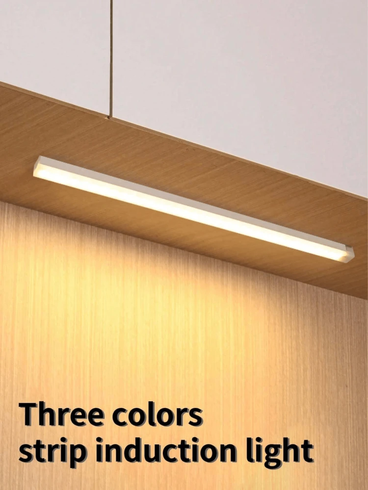 LED Light Strip With Motion Sensor, USB Rechargeable, Adjustable Brightness, Portable And Easy To Install Magnetic Cabinet Lights, Multiple Modes, Suitable For Corridors, Cabinets, Wardrobes And Home Decor - White - View 3