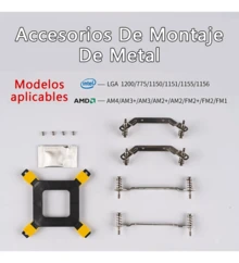 Ventilador Pc Disipador Cpu Radiador 4 Tubos Para Inter Amd - Blanco - Ver 5