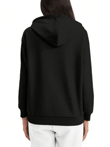 Women's Graphic Hoodies They Call Me Nana Because Partner In Crime Print Long Sleeve Drawstring Pocket Sweatshirt Pullover Tops