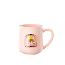 1 peça de copo de banheiro para casal, copo de enxágue de escova de dentes antiqueda com desenho animado fofo, copo de escova de dentes doméstico unissex simples