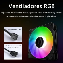 Ventilador Pc Disipador Cpu Radiador 4 Tubos Para Inter Amd - Negro - Ver 5