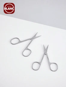 Professional Stainless Steel Cuticle Scissors - Ultra-Thin Precision Curved Manicure Tool, Perfect For Nail Care, Unscented - Secondary Edge Technology - Multicolor - View 2