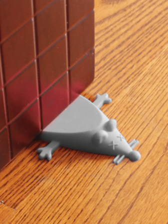 1/3pcs Mouse-Shaped Silicone Anti-Pinch Door Stopper