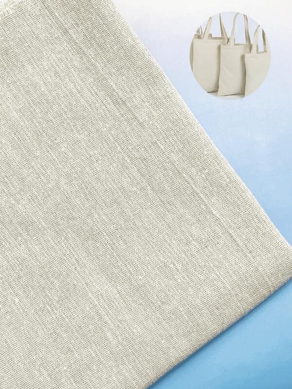 50*150cm DIY Stickerei Vorgeschnittener Stoff, 1 Stück leinenähnliches Tuch, erhältlich in Weiß, Schwarz, Beige, Handwäsche, geeignet für Polyester Leinen Tischdecke, Kissen, Kreuzstich, Vorhang und andere Dekorationsstoffe