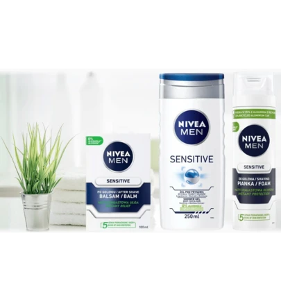 Fragrance World MEN – COFFRET SENSITIVE SKIN – SOIN COMPLET POUR HOMME À LA PEAU SENSIBLE