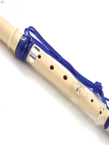 1 件德国风格 8 孔高音竖笛，ABS 材质高品质学生初学者长笛乐器，圣诞派对乐器小礼物，附带清洁套件和指法表 - 彩色 - 查看 11