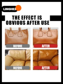 Schuh-, Taschen-, Stuhl-Pflege Wachs Öl & Politur Serie, Lederpflege, echter Lederreiniger, Braun/Weiß/Schwarz