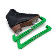 1 对可调节弹性冰鞋套，带保护刀片，稳定耐用，耐刮擦和生锈，有灰色、红色或蓝色可选，适用于在储存和运输过程中保护冰鞋，非常适合冰球鞋和花样滑冰鞋。 - 彩色 - 查看 5