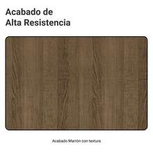 Cocina Integral Completa Modular Madesa 233cm Emilly King 01 Marron - Marrón - Ver 10