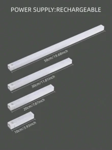 Striscia luminosa a LED con sensore di movimento, ricaricabile USB, luminosità regolabile, luci magnetiche per armadietti portatili e facili da installare, modalità multiple, adatte per corridoi, armadietti, armadi e decorazione della casa