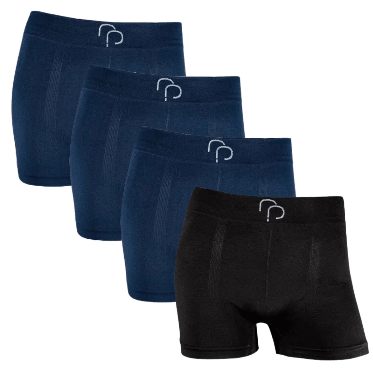 Rafa Parize Kit Of 4 Men's Boxer Briefs RP Original Adult Premium - 3Navy/1Black - View 1