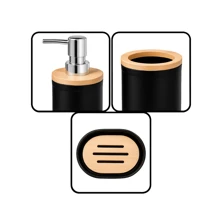 Bathroom Trash Bin - Black - View 4