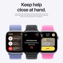 Apple Watch Series 10 GPS 智能手表（运动表带）46 毫米（M/L）42 毫米（S/M）