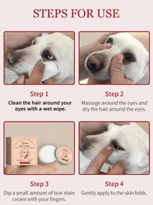 YEGBONG 30g 宠物泪痕清洁膏 温和清洁宠物猫狗泪痕护理眼部护理霜