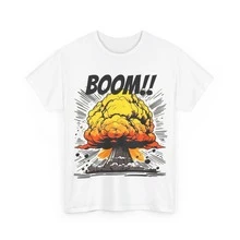 TSHIRT COTTON TEE SHIRT MEN WOMEN ART COMIC NUCLEAR GAMER 1pc Women's Solid Color Crew Neck Short Sleeve Fitted T-Shirt, Suitable For Summer - 黑色5 - 查看 1
