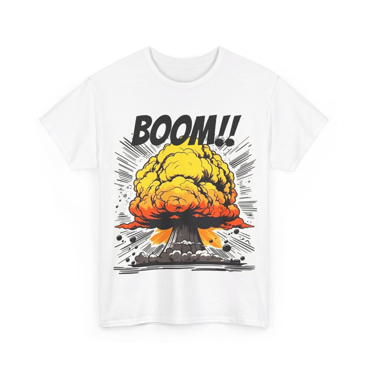 TSHIRT COTTON TEE SHIRT MEN WOMEN ART COMIC NUCLEAR GAMER 1pc Women's Solid Color Crew Neck Short Sleeve Fitted T-Shirt, Suitable For Summer - 黑色5 - 查看 1