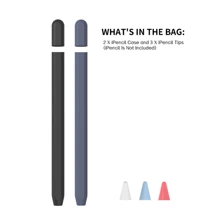 Case Compatible With Apple Pencil Pro And 2nd Generation Case Cover Silicone Protective Sleeve Skin Accessories With 3pcs Apple Pencil Tips Cover