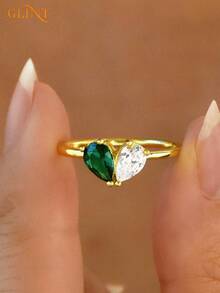 Custom Heart Birthstone Ring , Personalised 2 Birthstone Ring , Mothers Jewellery , Birthday Gift For Her , Stackable Ring , Bridesmaid Gift,Perfect For Weddings, Unique Women's Jewelry, Christmas Birthday Gift For Her,Gift For Her, Best Gift For Mother's Day, Valentine's Day, Easter,Daily Wear,For Birthdays,For Party