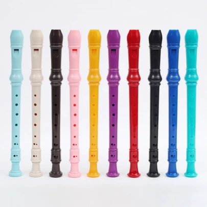 1pc Alto/Soprano Recorder For Beginners, 8-Hole Flute With Cleaning Rod, ABS Material Musical Instrument