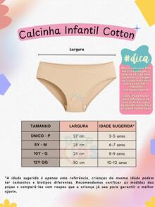 Kit Of 5 Girls' Cotton Panties, Plain Cotton Youth Panties - 彩色 - 查看 3
