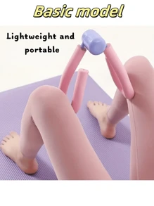 1pc Red Non-Electric Pelvic Floor Muscle Trainer And Thigh Exerciser, Suitable For Women's Postpartum Recovery, Leg And Buttock Fitness, Shaping Home Fitness Equipment, Muscle Rehabilitation | Modern Design | Durable Structure, Sports Accessories