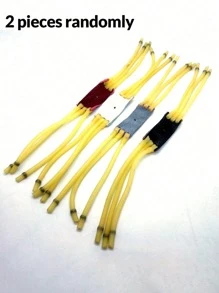 1/2/4/6/10pcs Rubber Band Tri-Card Six-Strand Beaded Rubber Band Set, Slingshot Rubber, Resistance Band